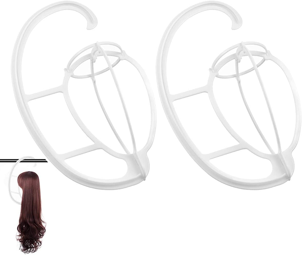 Dreamlover Hanging Wig Stand, Wig Drying Stand, 2 Sets