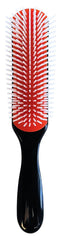 MDSTYLE Hair Brush for Curly, Thick, Wavy and Coily Hair - Curl Defining, Detangling, Styling, Blowdrying, Shaping - 9 Row Detangler Brush for Women and Men - Dry or Wet (Black Small 1pc)