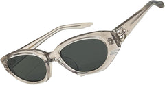 2025 Collection GENTLE For duns Modern Cat-eye Sunglasses Black Acetate Frame Polarized UV400 With Original White Case
