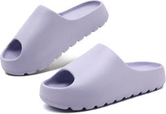 Cloud Slides for Women Men, Recovery Womens Pillow Slides,EVA Anti-Slip shower shoes,Thick Sole Open Toe Garden Shoes,men's sandals,mens slippers for Indoor and Outdoor Size