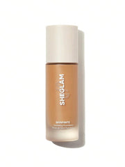 SHEGLAM Skinfinite Hydrating Foundation Flawless Dewy Foundation Hydrating Coverage Invisible Pore Concealer Pore-less Non-Greasy Lightweight Natural Soft Liquid Foundation-Sand