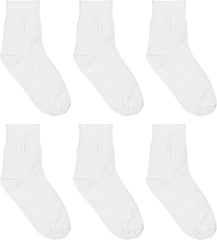 3Pairs Women Men Sports Breathable Wicking Crew Athletic Socks Casual Stretch Mid Tube Socks for Running Traveling(Black)