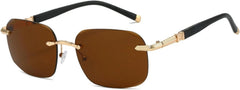 Sunglasses Fashion Metal Frame Women Men for Female Male Ellipse Sunglasses