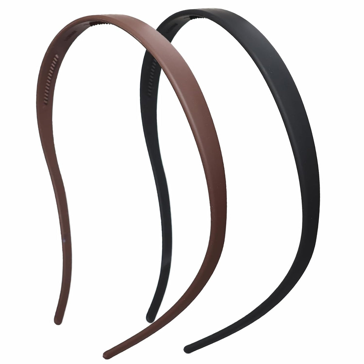 3 Pack Headbands Designed for Eyewear,Flex No Pressure Hairbands for Women Comfortable Plastic Headbands with Teeth-Matte Finish