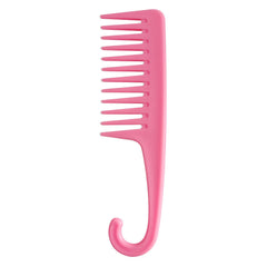 Wapodeai Wide Tooth Comb Shower Comb With Hook, Good for Curly Hair Wet Dry, Premium Tangle Free Combs Black.