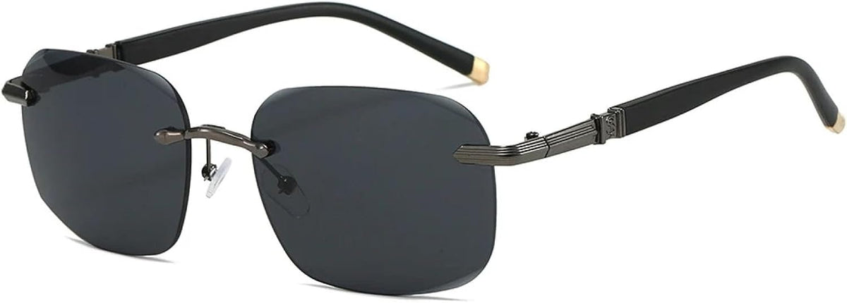 Sunglasses Fashion Metal Frame Women Men for Female Male Ellipse Sunglasses