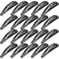 Anezus 80 Pcs Hair Clips for Girls Hair Barrettes Snap Non-Slip Metal Hair Clips for Girls Kids Teens Women