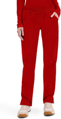 Cherokee Women's Scrub Pants Mid Rise Straight Leg Pull-on Cargo Pant with 6 Pockets & 2-Way Stretch Fabric - WW170