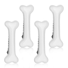 4 Pieces Bone Hair Clip Skull Skeleton HairPins Side Hair Clip Cosplay Costume Decorative Hair Pins Clips Accessories Barettes for Women Girls