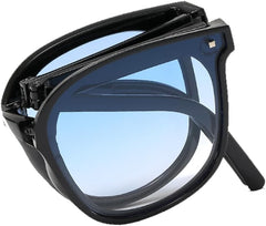 Folding Sunglasses Women's UV-proof Sunglasses Portable Folding Design for Outdoor Travel Holiday Driving Glasses
