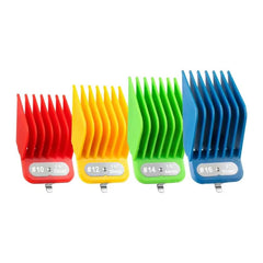 Clipper Guards Set Compatible with Andis Master, Oster Fast Feed, Andis AAC-1, GC, LCL, ML, PM-1, PM-2, PM-4, RCAC, RS-1, US-1, Size: #0 to #8 (Length: 1/16" to 1")