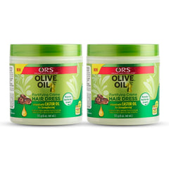 ORS Olive Oil Fortifying Cream Hair Dress Infused with Castor Oil for Strengthening 6 Ounce
