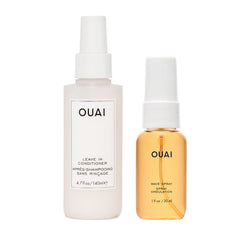 OUAI Leave In Conditioner & Heat Protectant Spray - Prime Hair for Style, Smooth Flyaways, Add Shine and Use as Detangling Spray - No Parabens, Sulfates or Phthalates (4.7 oz)