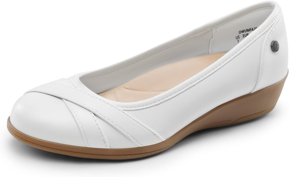 DREAM PAIRS Women's Ballet Flats Business Office Work Dress Shoes Comfortable Dressy Flats for Women