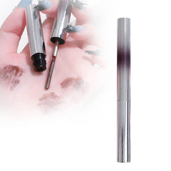 Iron Wand Mascara, Waterproof 3D Curling Eyelash Iron Metal Rod Mascara, Long Lasting Lash Extensions Mascaras Natural Non-Smudged Curling Brushless Metal Wand Mascaras (Brown,1pc)