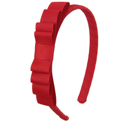 7Rainbows Wine Toddler Headband Knotted Bow Headband for Girls