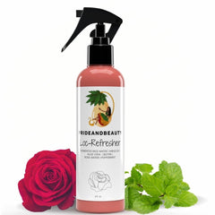 Rose Water For Locs, Dreadlocks, Daily Moisturizing Refreshing Spray, Rose Water For Hair, Rosewater and Peppermint Hair Scalp Moisturizer. No More Itch Gro Spray (4 OUNCES)