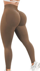 Impact Hidden Scrunch Butt Leggings for Women Mid Low Waist Gym Workout Legging Tummy Control Booty Lifting Yoga Pants