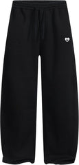 Aelfric Eden Mens Wide Leg Sweatpants Solid Arc Sweat Pants Open Bottom Casual Athletic Lounge Pants with Pockets