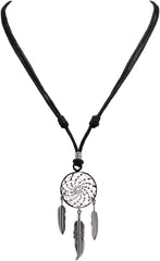 BlueRica Dreamcatcher on Adjustable Cord Necklace