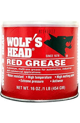 Wolf's Head Red Grease NLGI #2 (836-88300-18) 120 Pound Drum | Made in USA