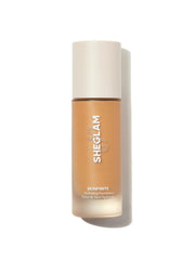 SHEGLAM Skinfinite Hydrating Foundation Flawless Dewy Foundation Hydrating Coverage Invisible Pore Concealer Pore-less Non-Greasy Lightweight Natural Soft Liquid Foundation-Sand