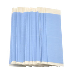 36pcs Blue Double Sided Waterproof Lace Wigs Adhesive Tape Strips for Lace Front Wig Toupee