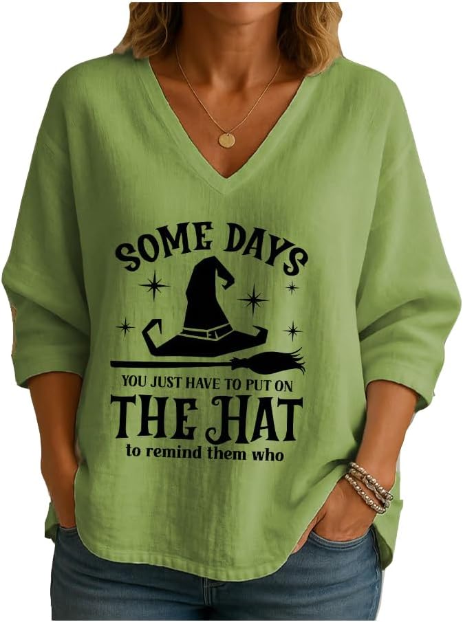Some Days You Just Have To Put On The Hat To Remind Them Who They'Re Dealing With Vneck Shirt