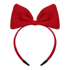 Bow Headbands Red Bowknot Hair Band Fashion Cute Hair Hoop Big Bowknot Headdress Perfect Hair Accessories for Women Girls Party Cosplay