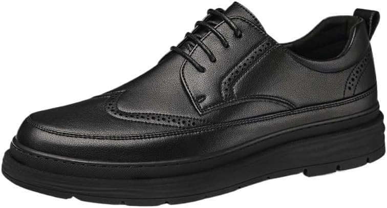 Men's Leather Driving Loafers Casual Shoes with Breathable Soft for Business Travel