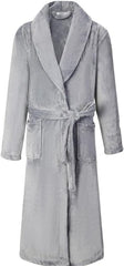 Winter home clothes loose bathrobe flannel men's robe pajamas plus size pajamas thickened coral fleece home clothes