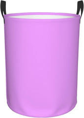 Light-Purple Print Laundry Basket, Laundry Hamper for Bedroom Apartment College Dorm Room Essentials, Dirty Clothes Hamper for Bedroom Decor Aesthetic