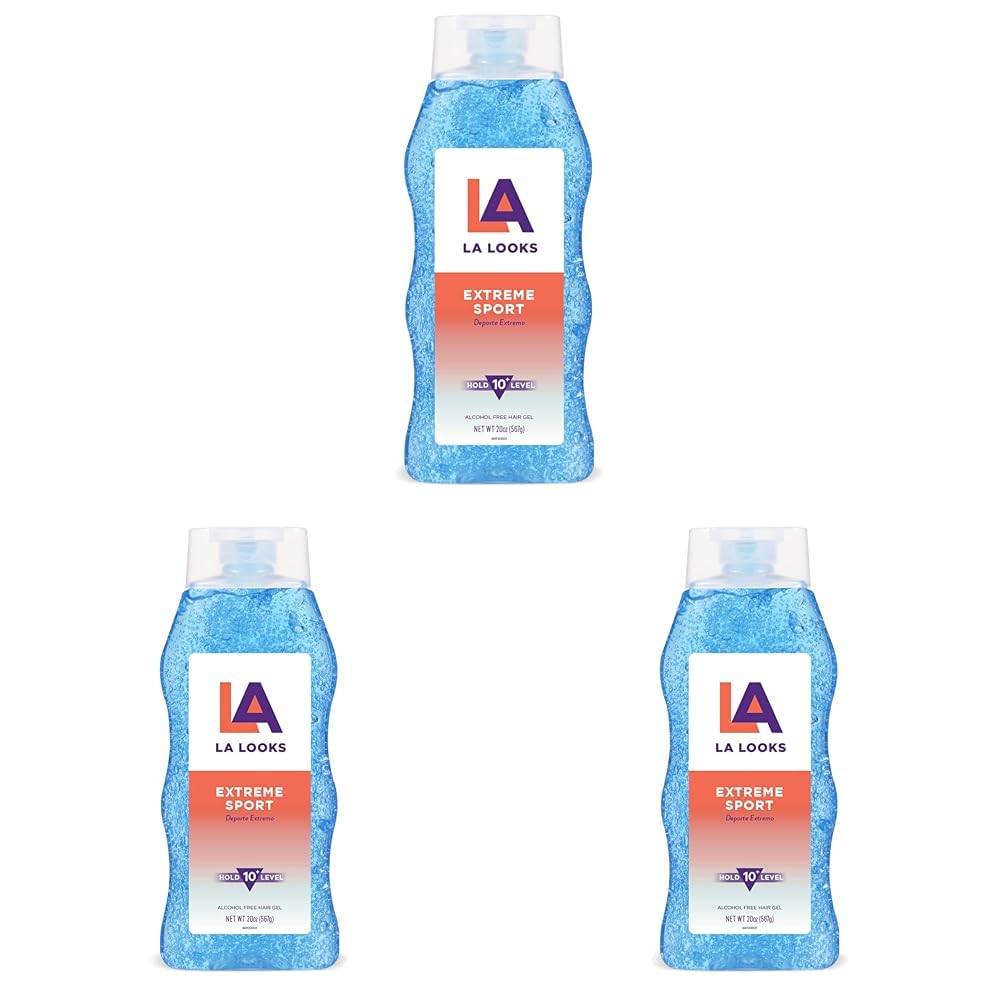 LA Looks Styling Hair Gel - Extreme Sport - 20 Oz - Hold for High Performance Activity