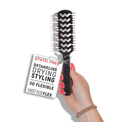 Cricket Static Free RPM 12 Row Round Hair Brush - Curling, Blow Drying, Detangling and Styling Wet or Dry, Suitable for All Hair Types