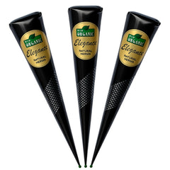 100% Natural Ready to Use Henna Paste Hair Color (Medium Brown, Pack of 3)