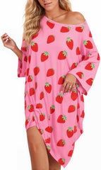 Plus Size Moo Moos for Women Oversized Sleep Shirts for Women Oversized Nightgown with Pocket Fit S-5XL