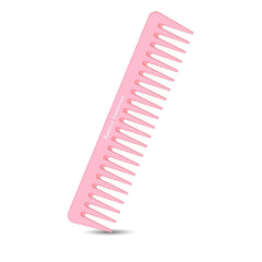 Black Carbon Wide Tooth Comb (7 Inch) - Professional Detangling & Styling Tool for Men & Women, All Hair Types