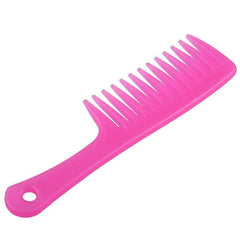 Pink Large Detangling Comb - Wide Tooth for Curly, Long, and Wet Hair Types (1 PCs)