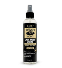 EBIN NEW YORK Wonder Bond Melting Spray 8oz/ 250ml - Extreme Firm Hold (Supreme) | No Reside, Long Lasting Formula with Protecting Edges, Gives Undetectable and Natural Look