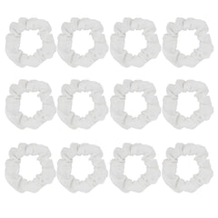 SUSULU Pack of 16pcs Cotton Hair Scrunchies Single Jersey Solid Color Ponytail Holders Elastic Hair Ties for Women Accessories