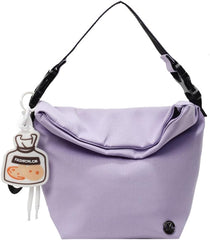 Shoulder Bag for Women Solid Color Crossbody Purse Mini Bucket Bag Stylish Small Tote for Travel Daily Use Weekend Outings