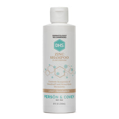DHS Zinc Shampoo – Dandruff Shampoo – for Flaky and Dry Scalp with 2% Zinc Pyrithione, 16 oz