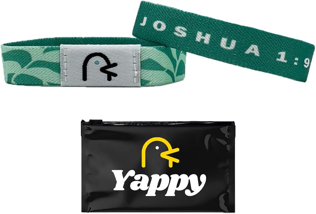 Yappy The Original Bible Verse Bracelets, Daily Bible Verse Bracelet for Personalized Daily Inspiration