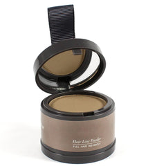 gowwim Hairline Powder(Dark Brown) Hair Root Dye, Instantly Hair Color Shadow Cover Gray Hair Root, Hair Touch-Up, Thin Hair Powder 4 g