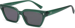 SOJOS Trendy Polarized Sunglasses Womens Men Retro Vintage 90s Cute Cat Eye Narrow Sun Glasses SJ2381