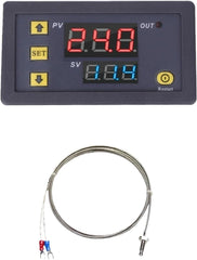 5V 12V 24V AC110V 220V Digital Temperature Controller -60~500 Degree Probe Thermocouple Sensor Embedded Thermostat(DC5V)