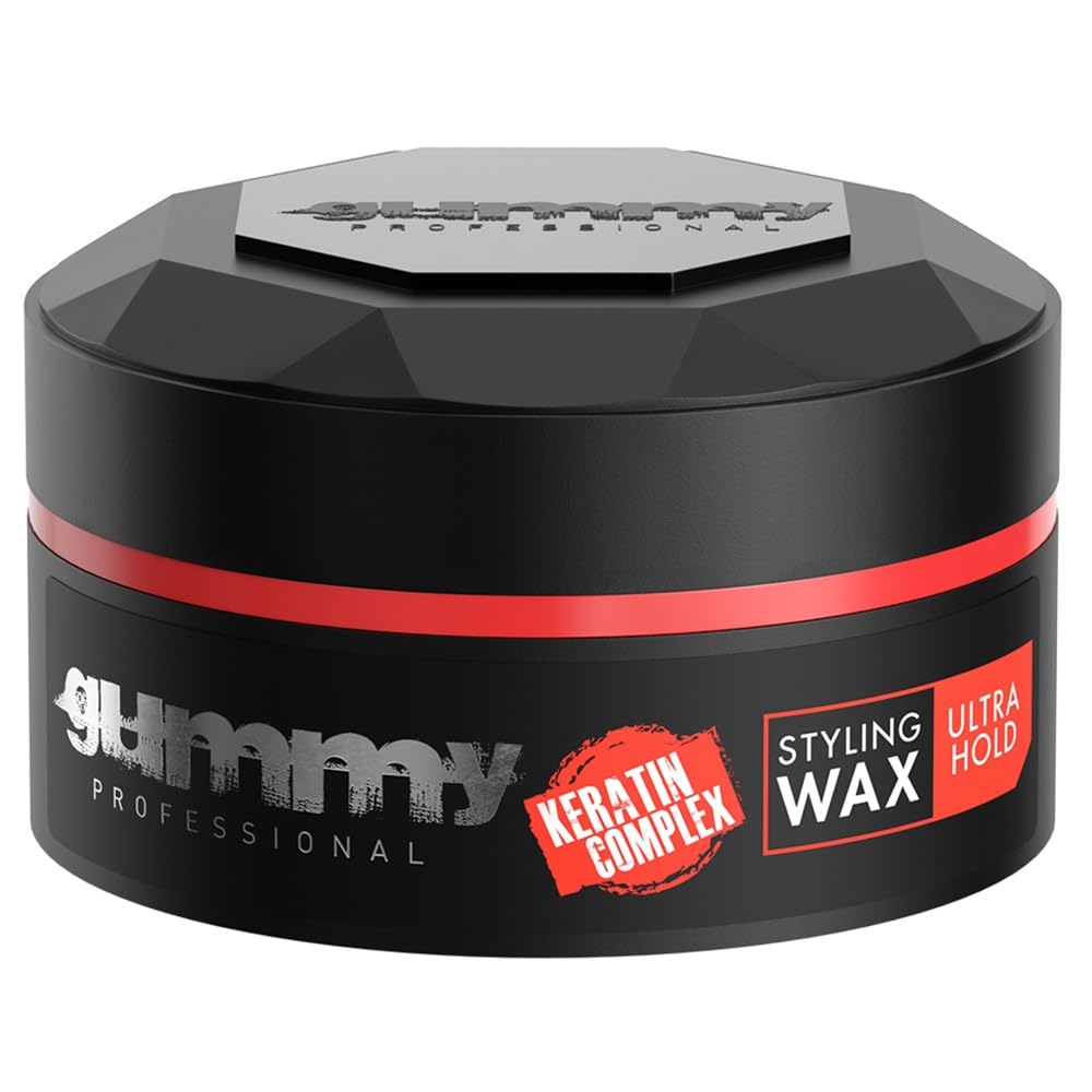 Gummy Hair Styling Gel Wax Ultra Hold, Red, 150 Millilitre, Pack of 1