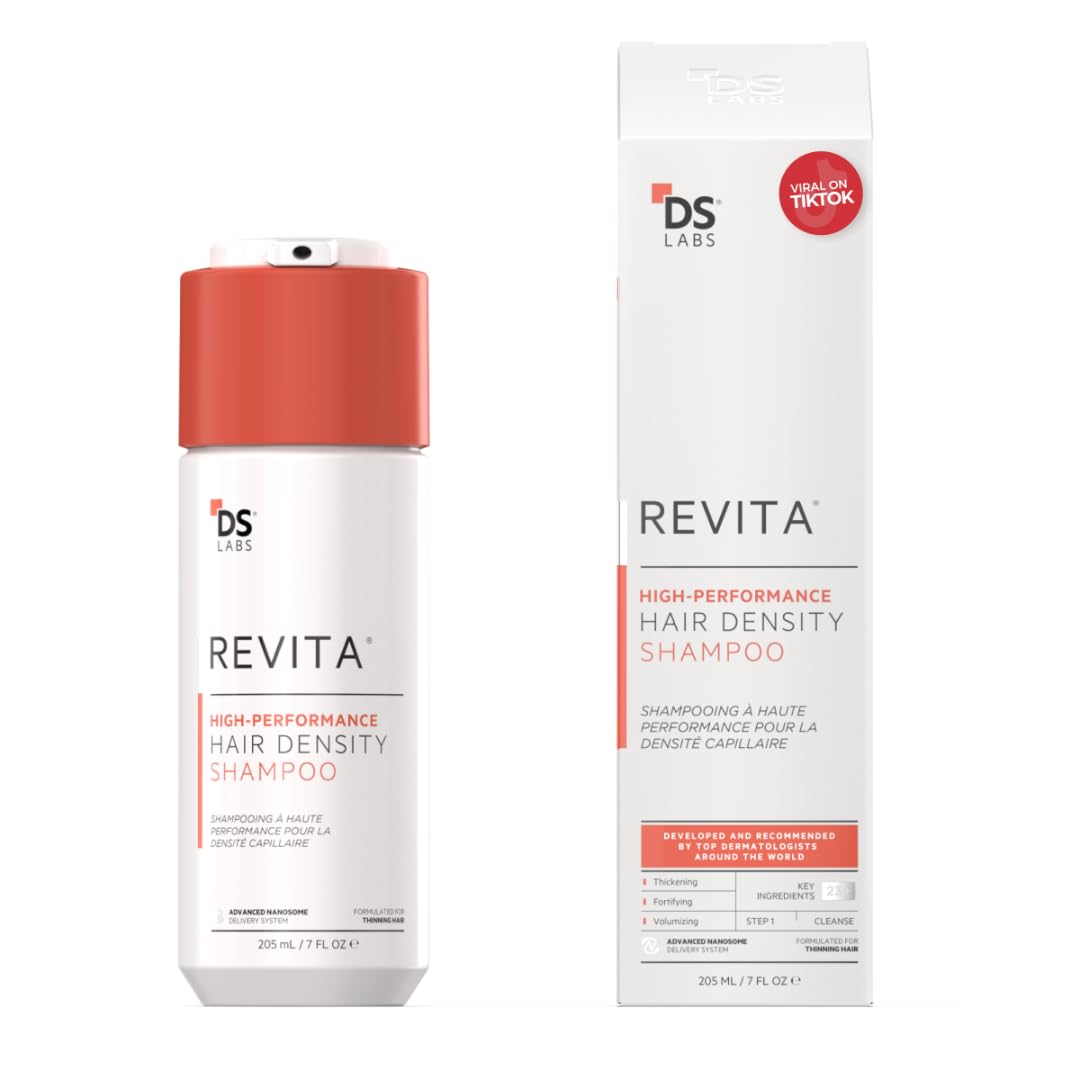 DS Labs Revita Shampoo, 205mL - Thickening Appearance, Scalp First Cleanse, Fuller Looking, Volumized Hair, Lightweight Hydration, Sulfate & Silicone Free, Color Safe, For Men & Women