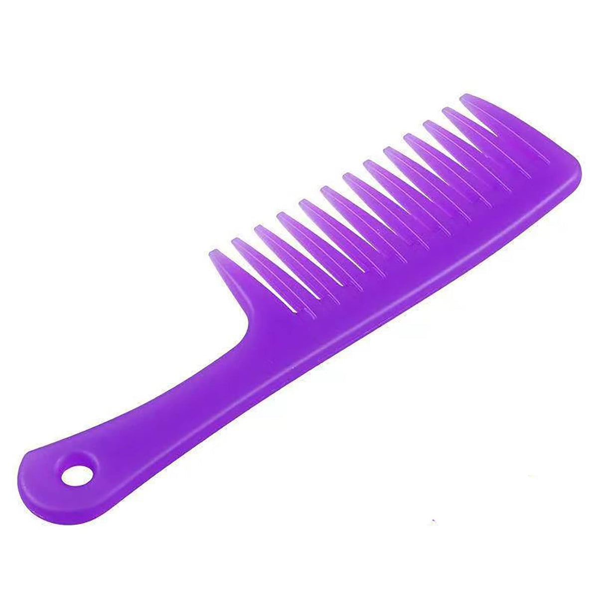 Pink Large Detangling Comb - Wide Tooth for Curly, Long, and Wet Hair Types (1 PCs)