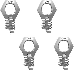 2 PCS RV Water Heater Cam Lock, Stainless Steel RV Water Heater Door Latch Fastener with Hook, Latch Twist Assembly Replacement for RV Hot Water Heater Door, Car Accessories (2 PCS)